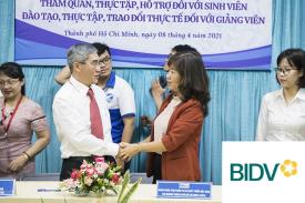 Ngân hàng BIDV ký kết tuyển dụng sinh viên ngành TCNH của CTIM